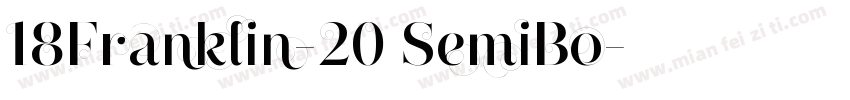 18Franklin-20 SemiBo字体转换